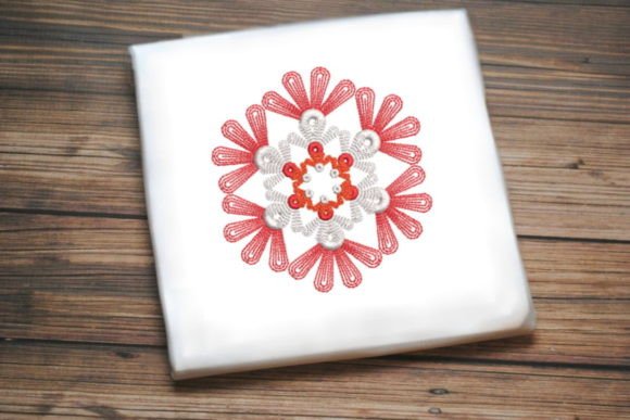 Beautiful Red White Flower