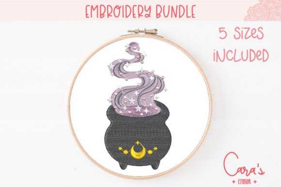 Cauldron: A Spellbinding Embroidery Design for Meaningful Gifts