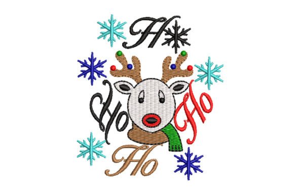 Christmas Reindeer Ho Ho Ho