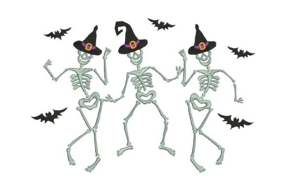 Dancing Skeletons: A Smart Embroidery Choice for Small Business Brands