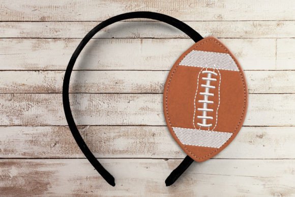 Football ITH Headband Slider Applique