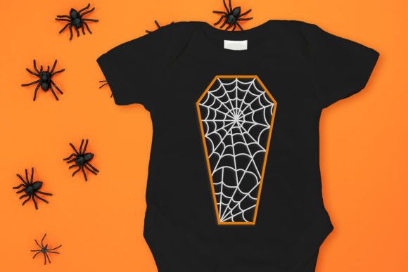 Halloween Cobweb Coffin