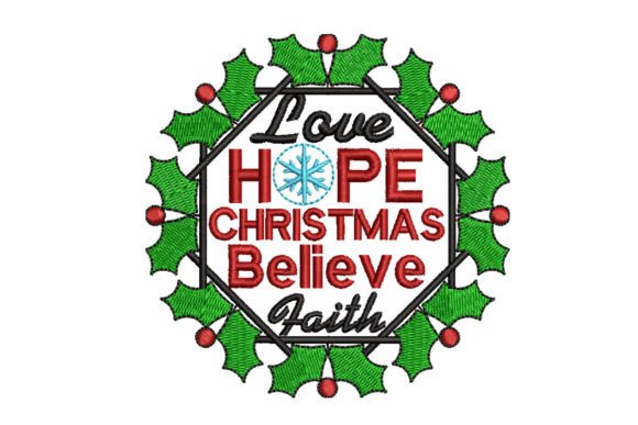 Love Hope Christmas Believe Faith