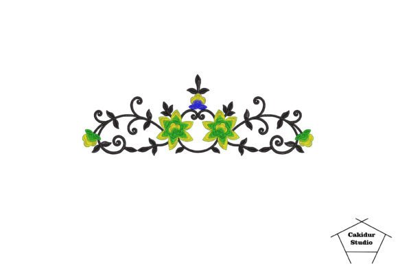 Yellow Green Flowers: A Smart Embroidery Choice for Small Business Brands